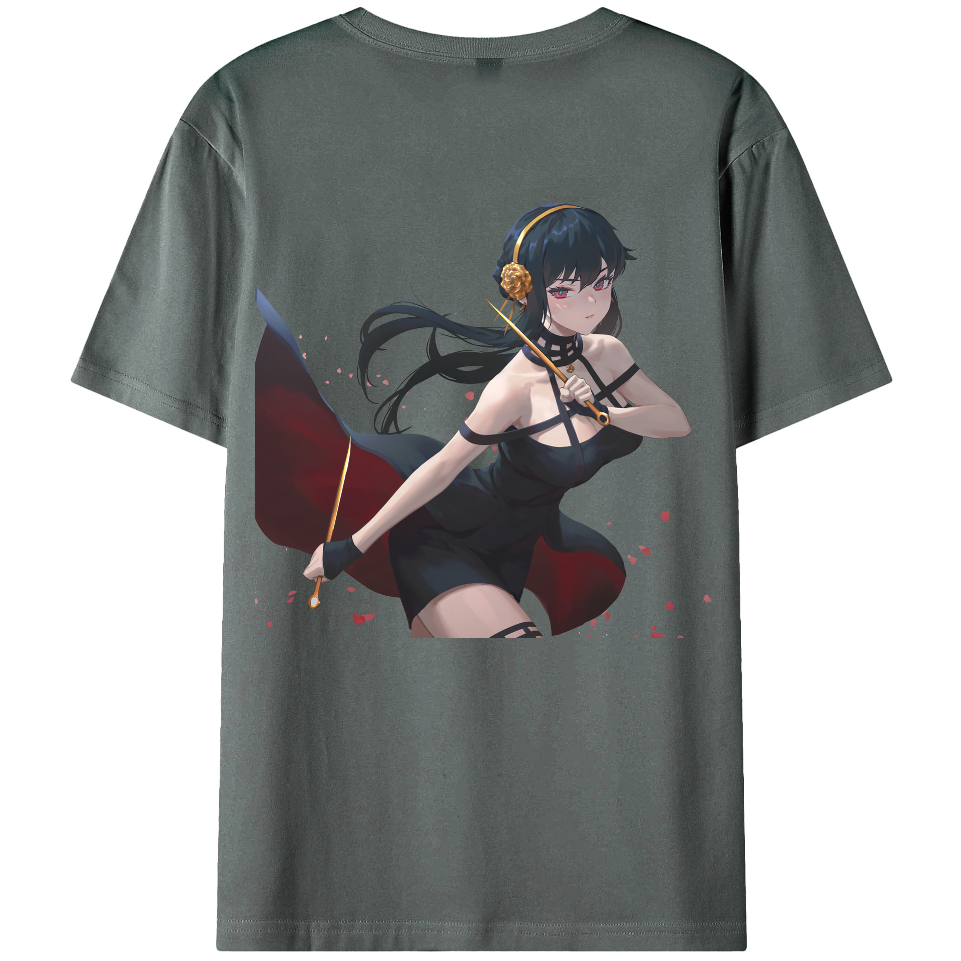 （画像用） SPY×FAMILY间谍家家酒 綿100％ メンズ半袖Tシャツ（バックプリント） 通気性